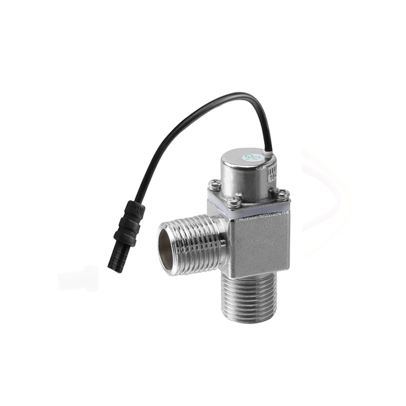 Bi-stable brass solenoid valve